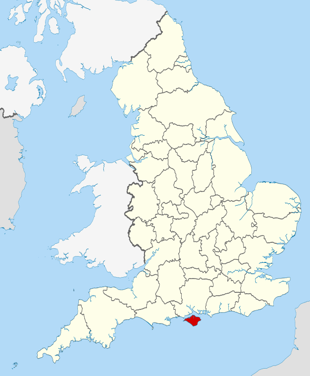 Isle of Wight UK locator map