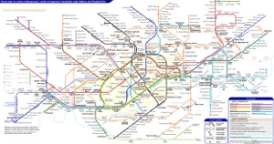 London Underground Overground DLR Crossrail Map
