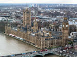 Palace of Westminster from the London Eye
