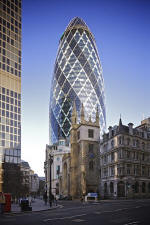 30 St Mary Axe, also known as the Gherkin