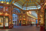 Leadenhall Market on Gracechurch Street, London