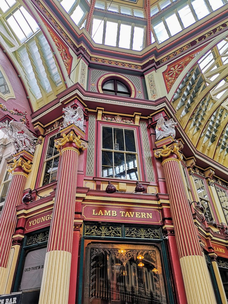 Photo 7 - Leadenhall Market featuring The Lamb Tavern and Old Tom's Bar.