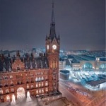 St. Pancras Renaissance Hotel & St. Pancras Railway Station, London, England.