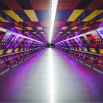 Captivated By Colour by Camille Walalain in the Adams Plaza Bridge, London, England, UK.