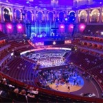 The Royal Albert Hall auditorium, London, England, UK.