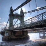 Hammersmith Bridge, London, England, UK.