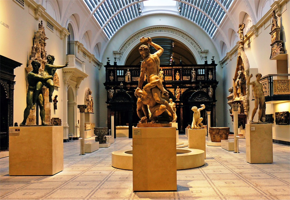 Medieval and Renaissance Galleries, Victoria and Albert Museum, London, England.