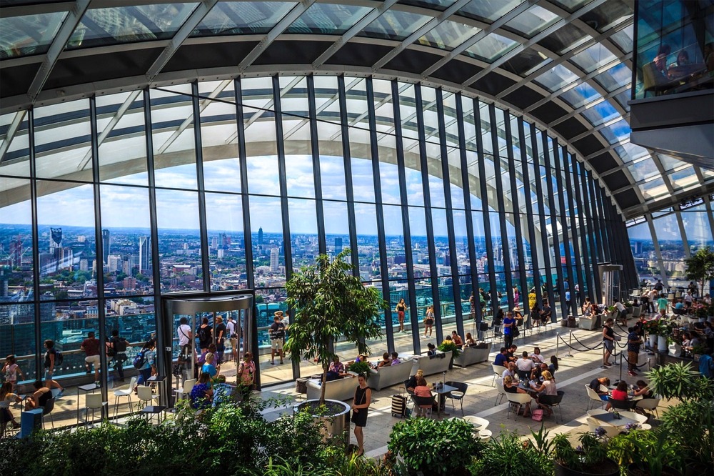 The Sky Garden, 20 Fenchurch Street, London, England, UK.