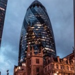 30 St Mary Axe AKA Gherkin, London, England, UK.