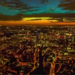 London Cityscape Panorama, England, UK.