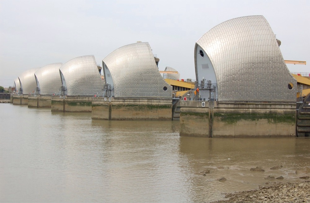 Thames Barrier, London, England, UK.