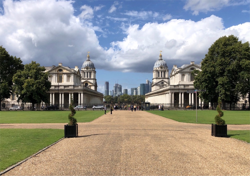 Old Royal Naval College, Greenwich Park, London, England, UK.