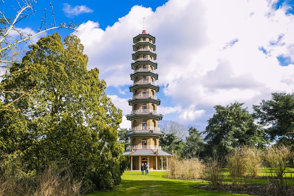 The Great Pagoda at Kew Gardens, London, England, UK.