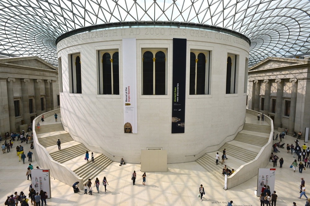 The Great Court, British Museum, London, England, UK.