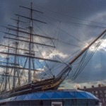 The Cutty Sark Sailing Ship, London, England, UK.