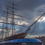 The Cutty Sark Sailing Ship, London, England, UK.