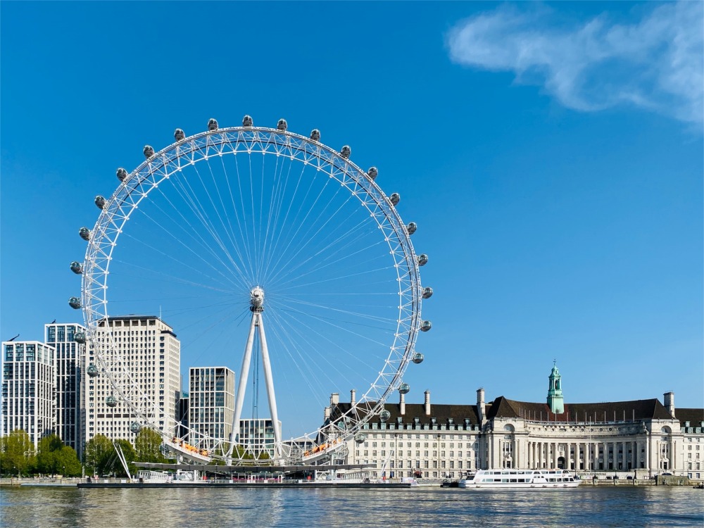 London Eye observation wheel, England, UK.