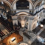 The area beneath the central dome of St Paul's Cathedral in London England.