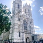 Westminster Abbey's western facade.