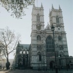 The western facade of Westminster Abbey.