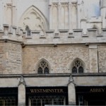 Westminster Abbey sign.