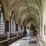 Westminster Abbey's West cloister.