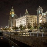 The Three Graces at Night Liverpool Professional Photo