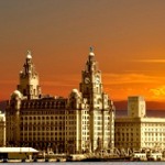 The Three Graces at Sunset Liverpool Professional Photo